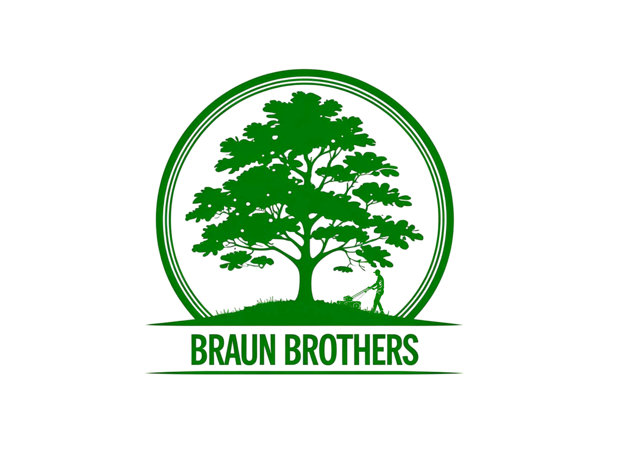 Braun Brothers lawn care logo